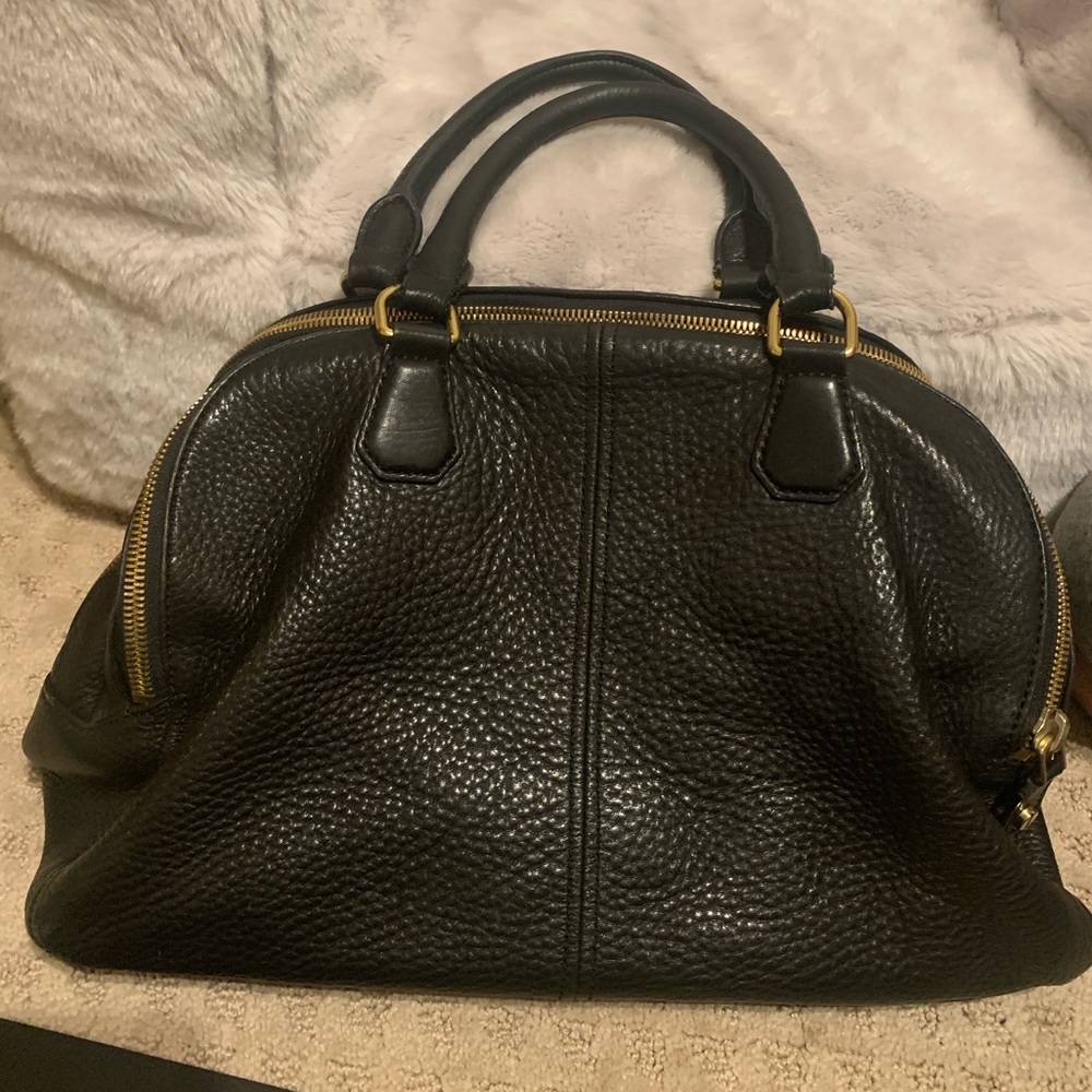 J. Crew Women's Black Biennial Satchel